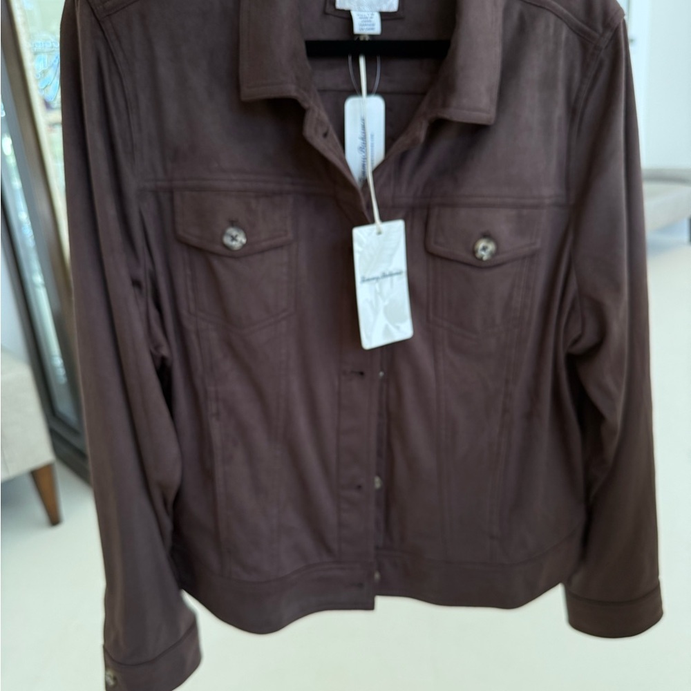 Tommy Bahama Dark Brown Jean Jacket